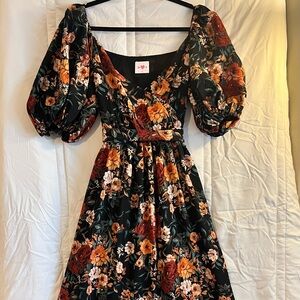 Floral Puff Sleeve Dress